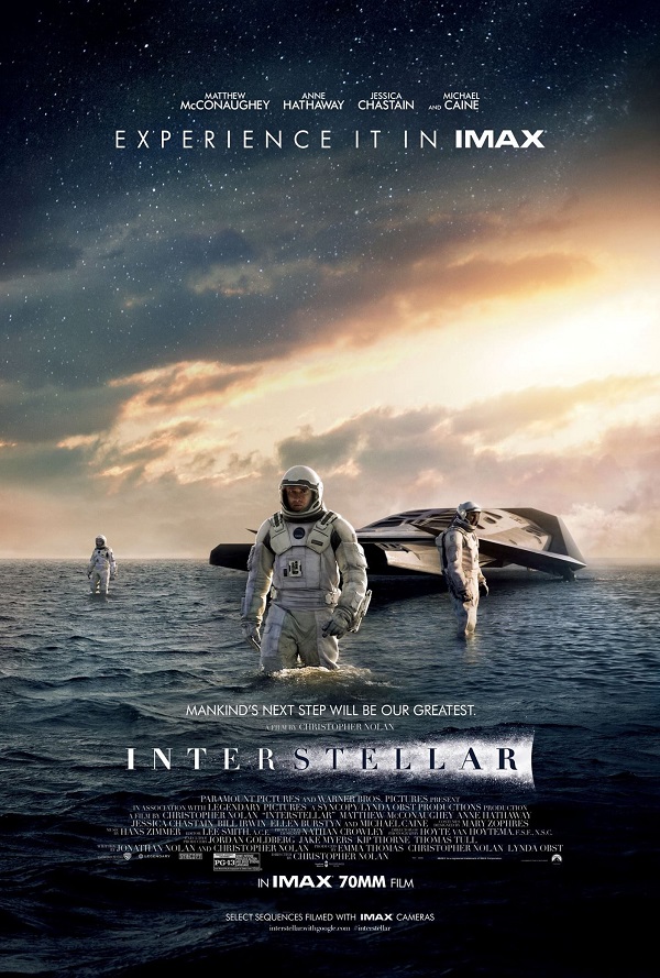 Interstellar IMAX 70 mm poster