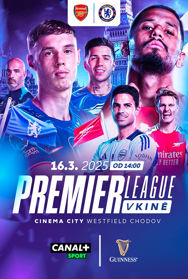 Premier League v kině poster